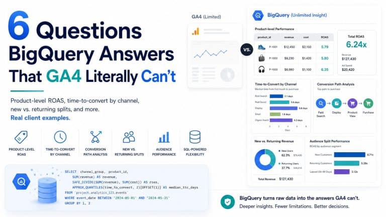 What BigQuery tells you that GA4 can’t